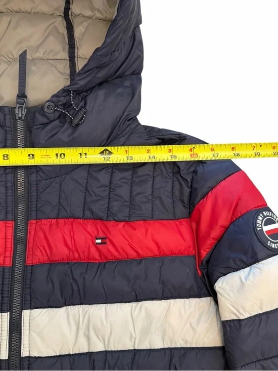Size S - Tommy Hilfiger color block arctic parka - Picture 3 of 8